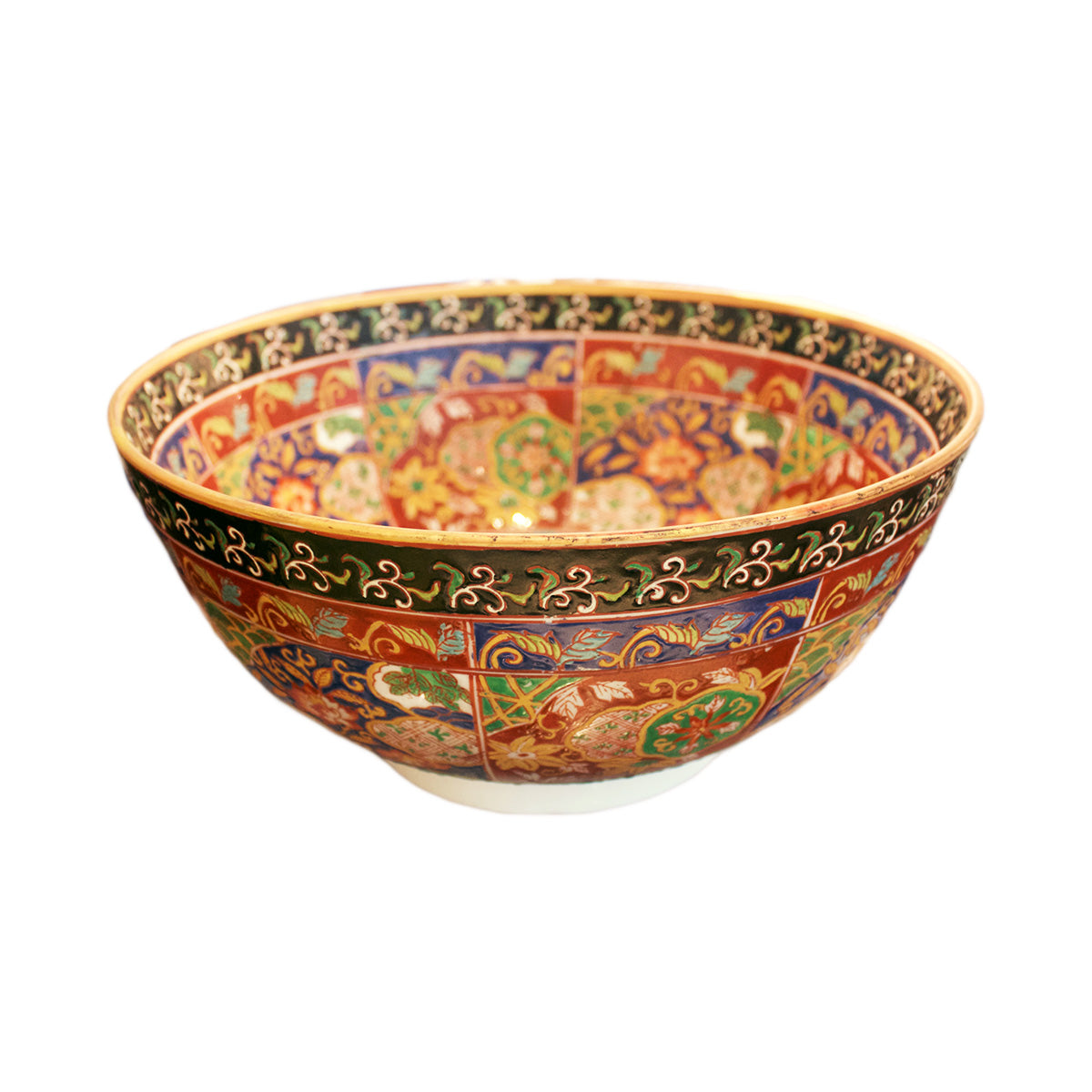 Vintage Famille Rose Chinese Bowl
