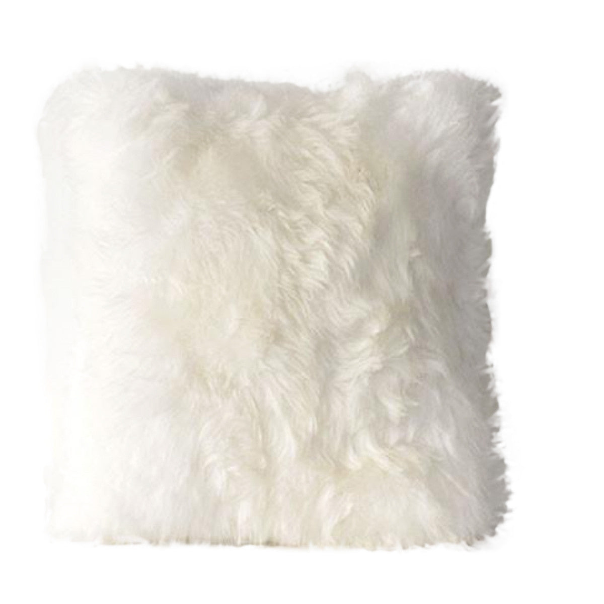 Ivory Sheepskin Pillow