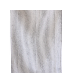 White with Charcoal Stripes Towel